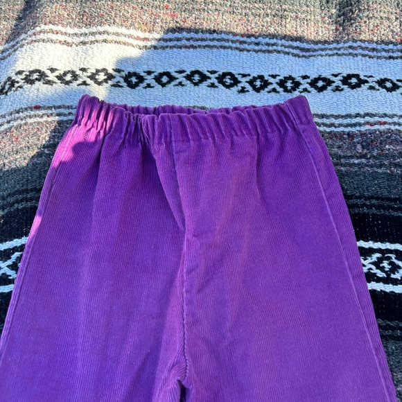 VTG ROYAL DEB PURPLE CORDUROY PANTS GIRLS SIZE 6 - Picture 3 of 5